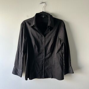 Boss Hugo Boss black long sleeve shirt top